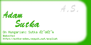 adam sutka business card